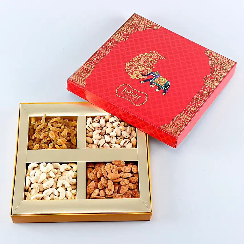 Red N Golden Premium Dryfruits Box