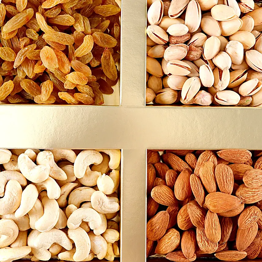 Red N Golden Premium Dryfruits Box