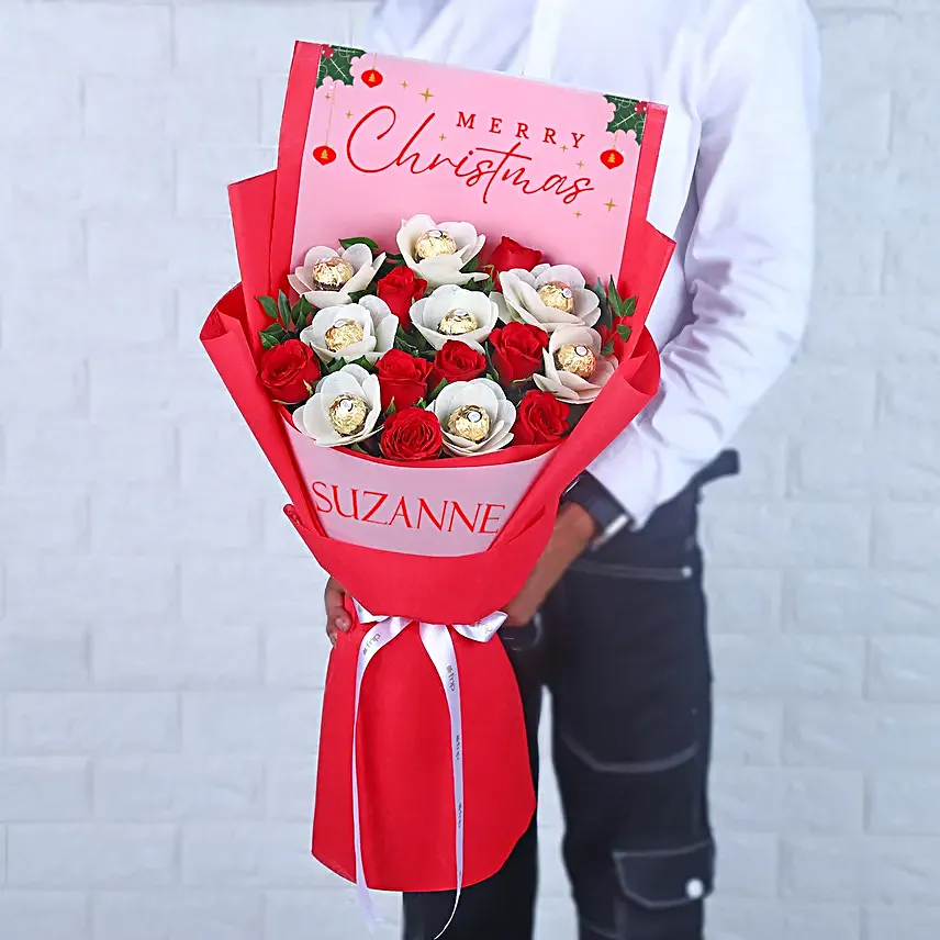 Red Petals N Rocher Radiance