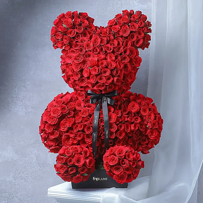Red Rose Teddy of Love