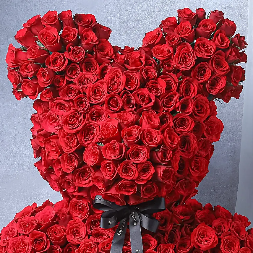 Red Rose Teddy of Love