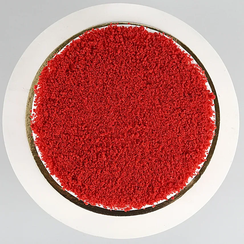 Red Velvet Fresh Cream Cake Half kg