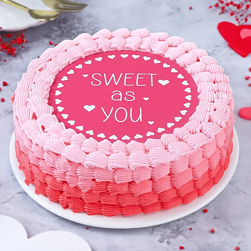 Red Velvet Valentines Cake 500gm