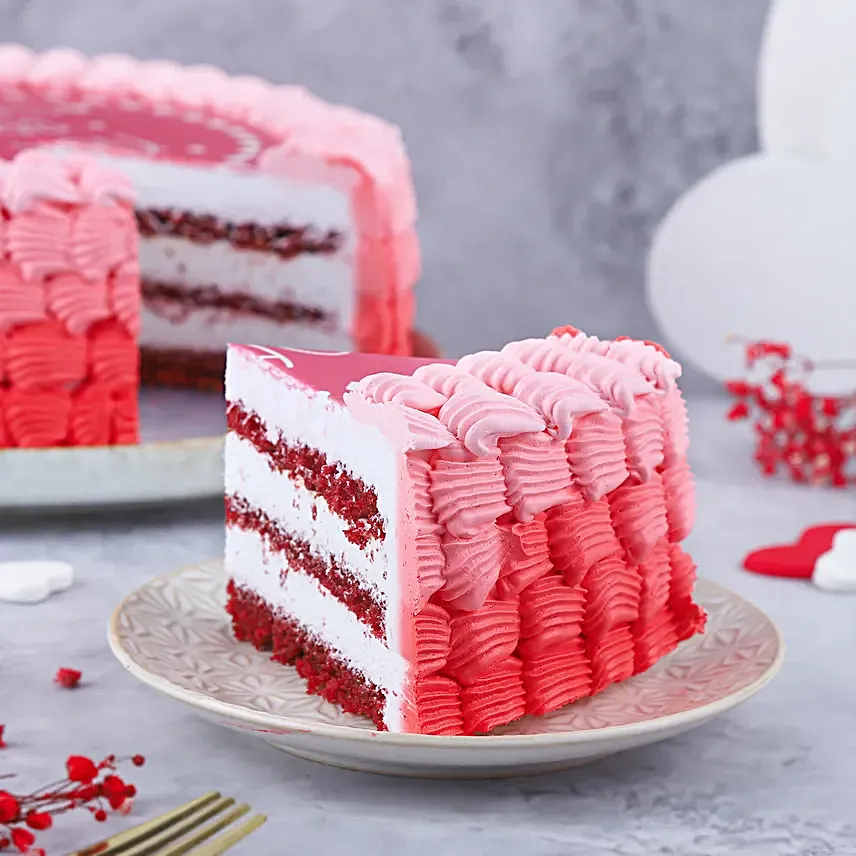 Red Velvet Valentines Cake 500gm