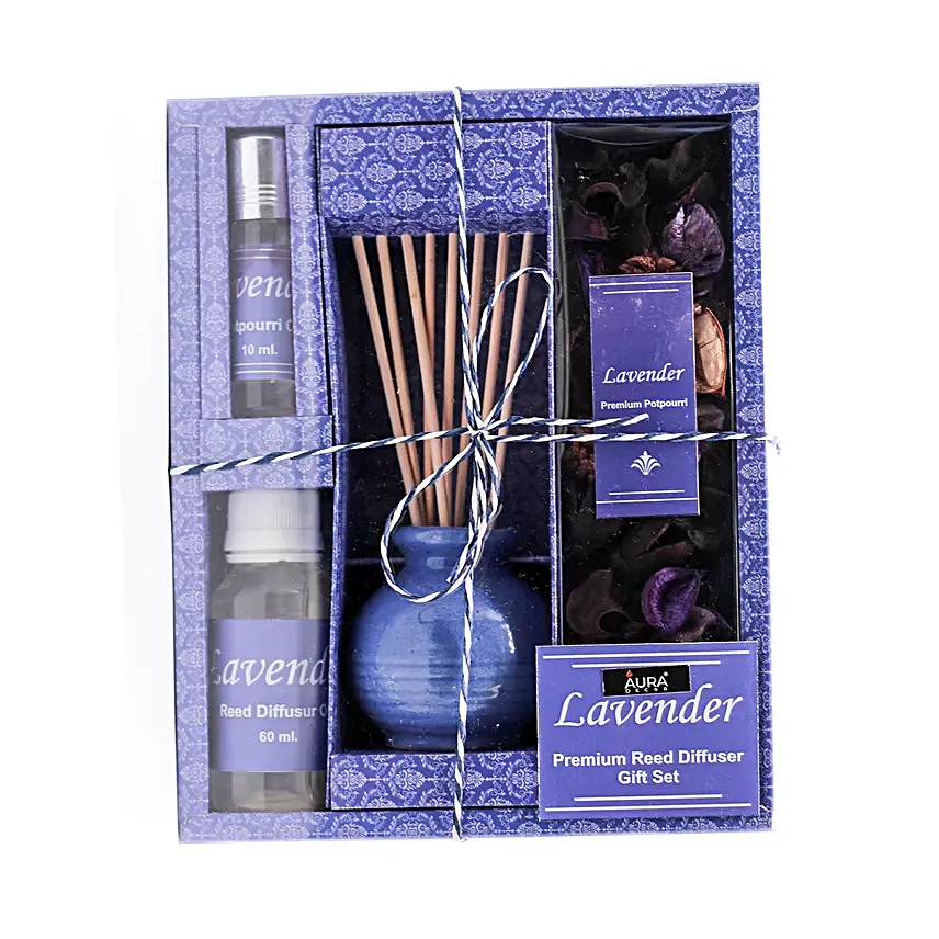 Reed Diffuser Gift Set Lavender