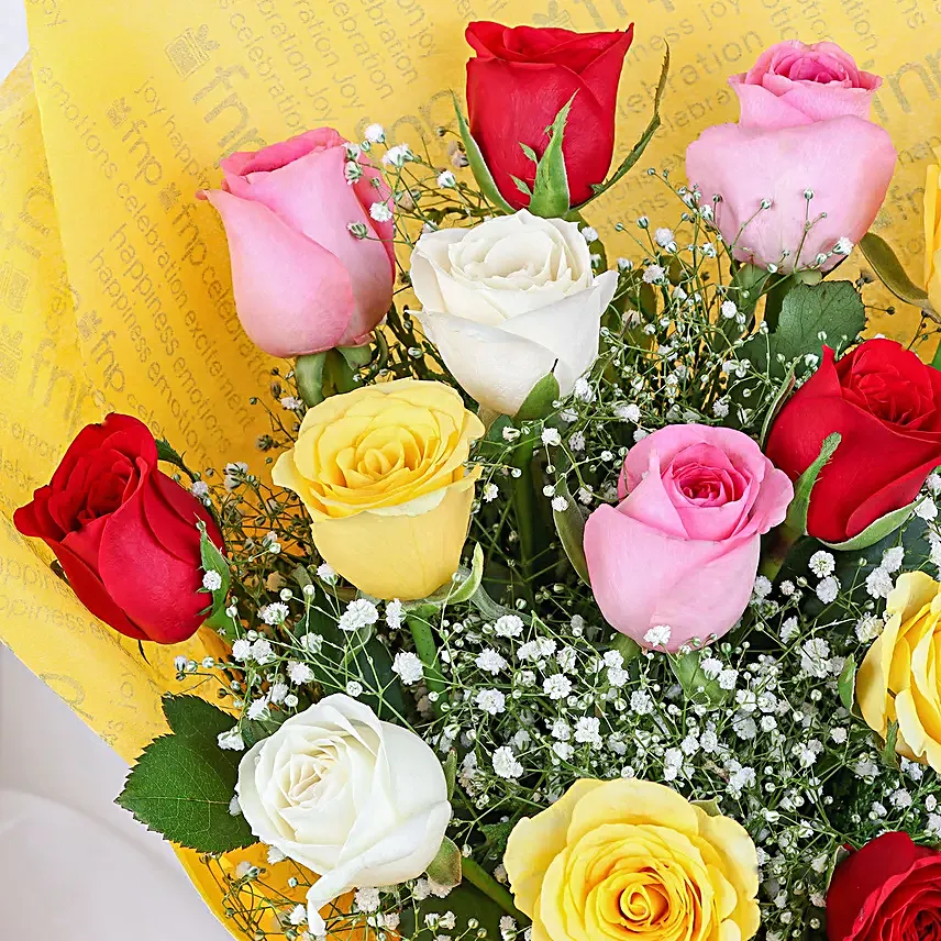 Reflection Of Summer Roses Bouquet
