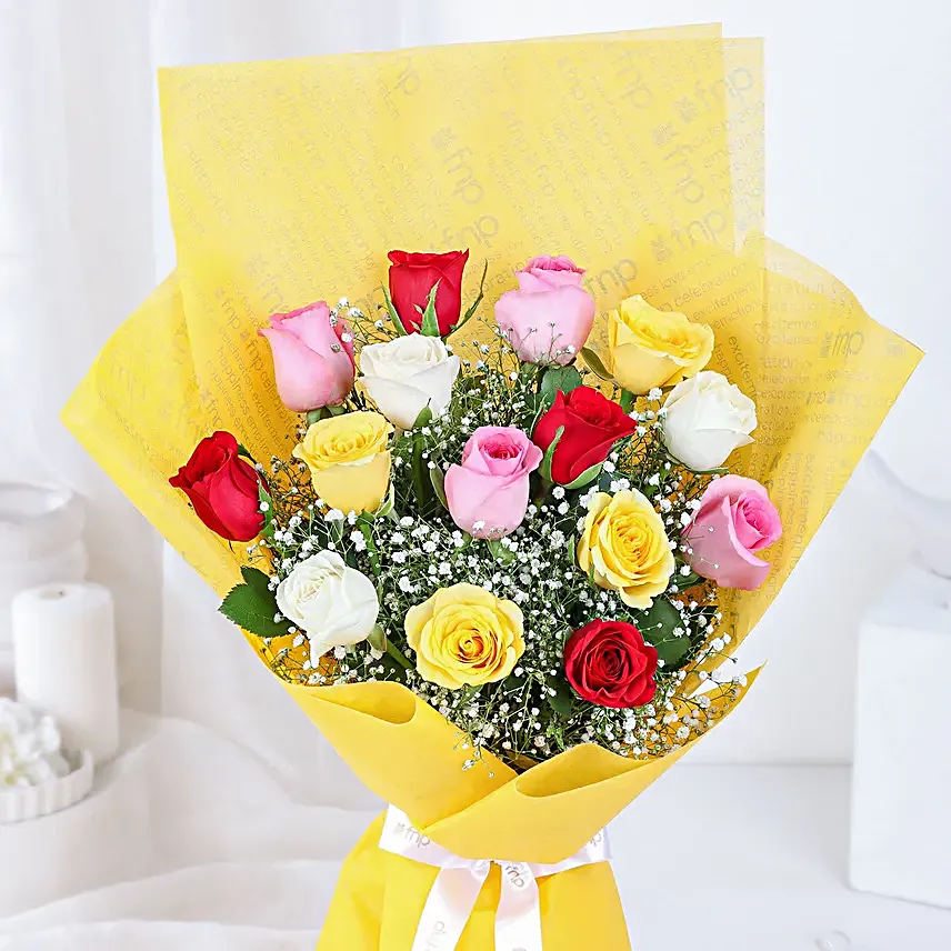 Reflection Of Summer Roses Bouquet
