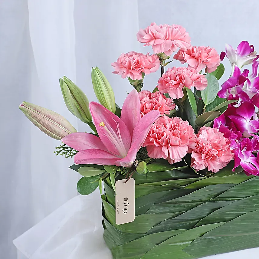 Refreshing Carnation And Chocolates Combo