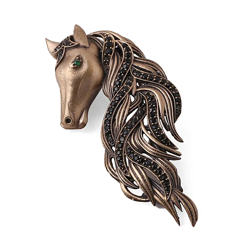 Regal Mustang Brooch