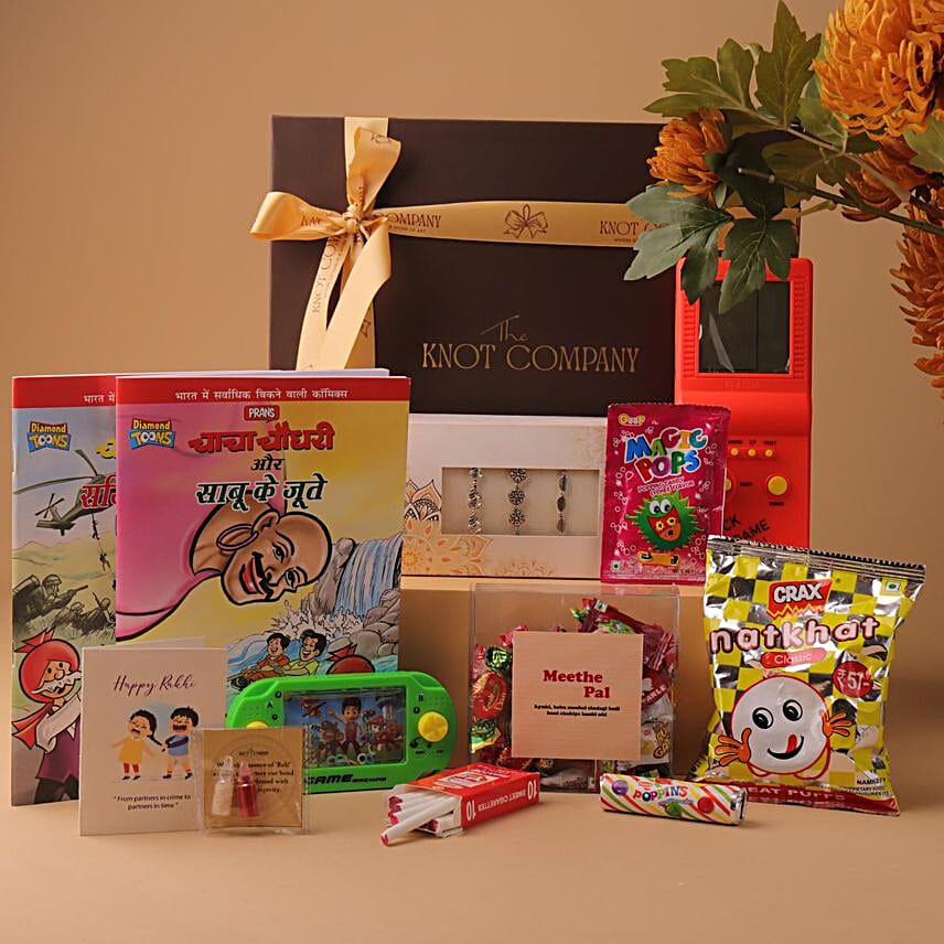 Retro Fun Rakhi Hamper