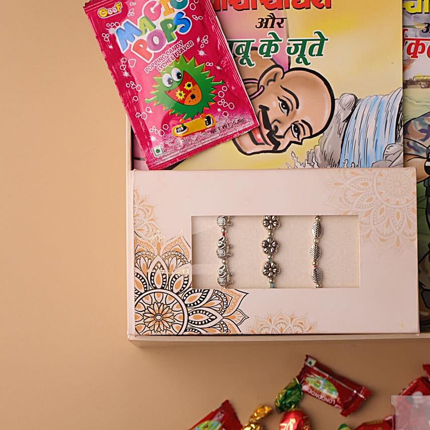 Retro Fun Rakhi Hamper