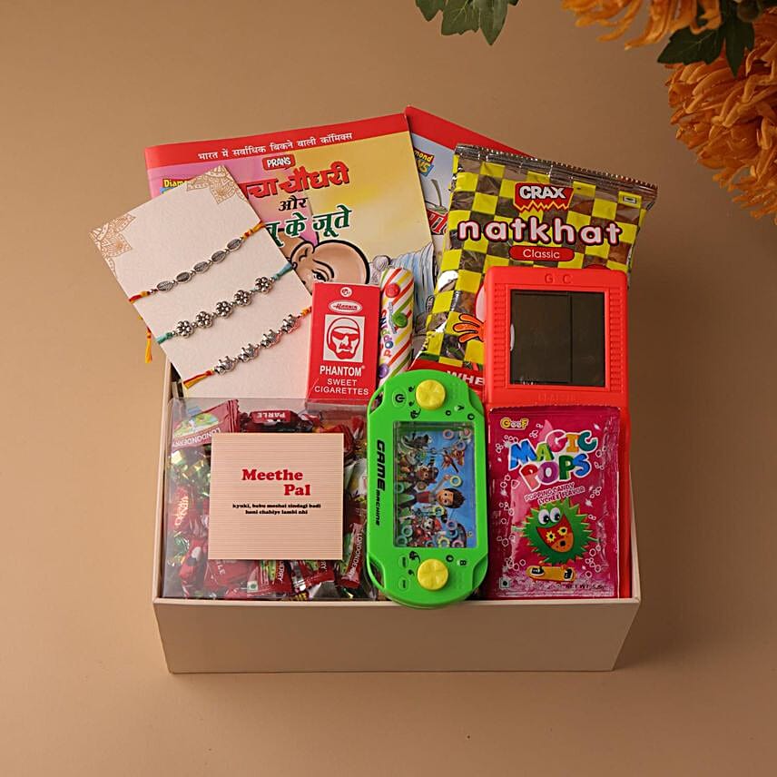 Retro Fun Rakhi Hamper