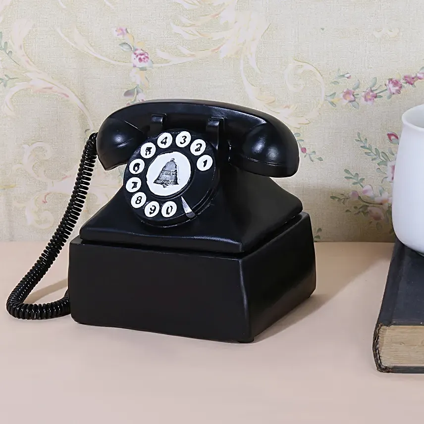 Retro Style Telephone Desk Organizer