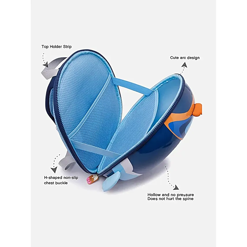 Rocket Theme Backpack Blue
