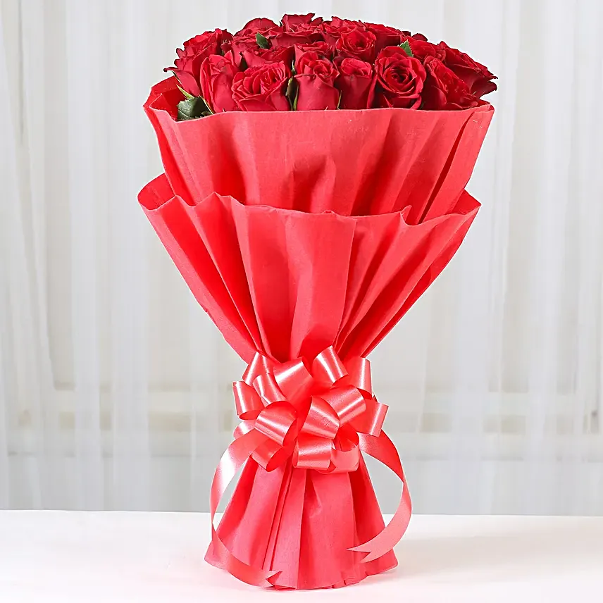 Bunch of 30 red roses