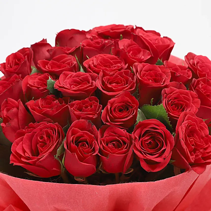 Bunch of 30 red roses