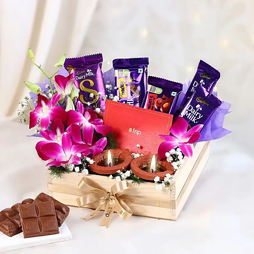 Romantic Chocolate Basket