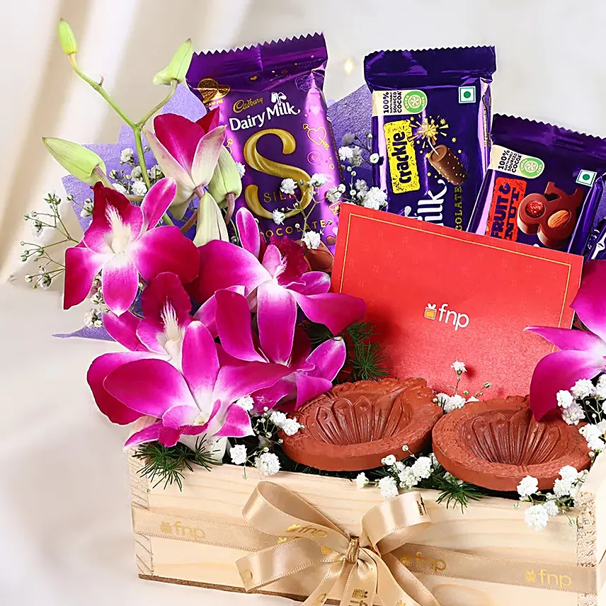 Romantic Chocolate Basket