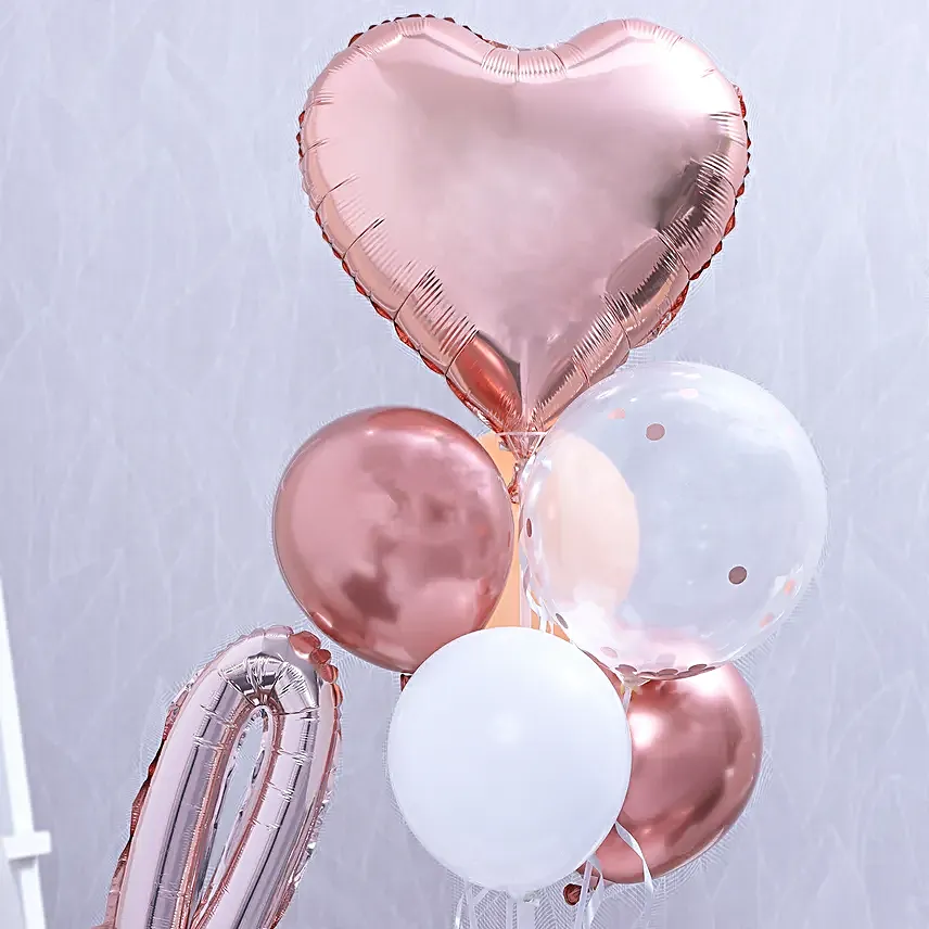 Romantic Radiance Balloon Bouquet