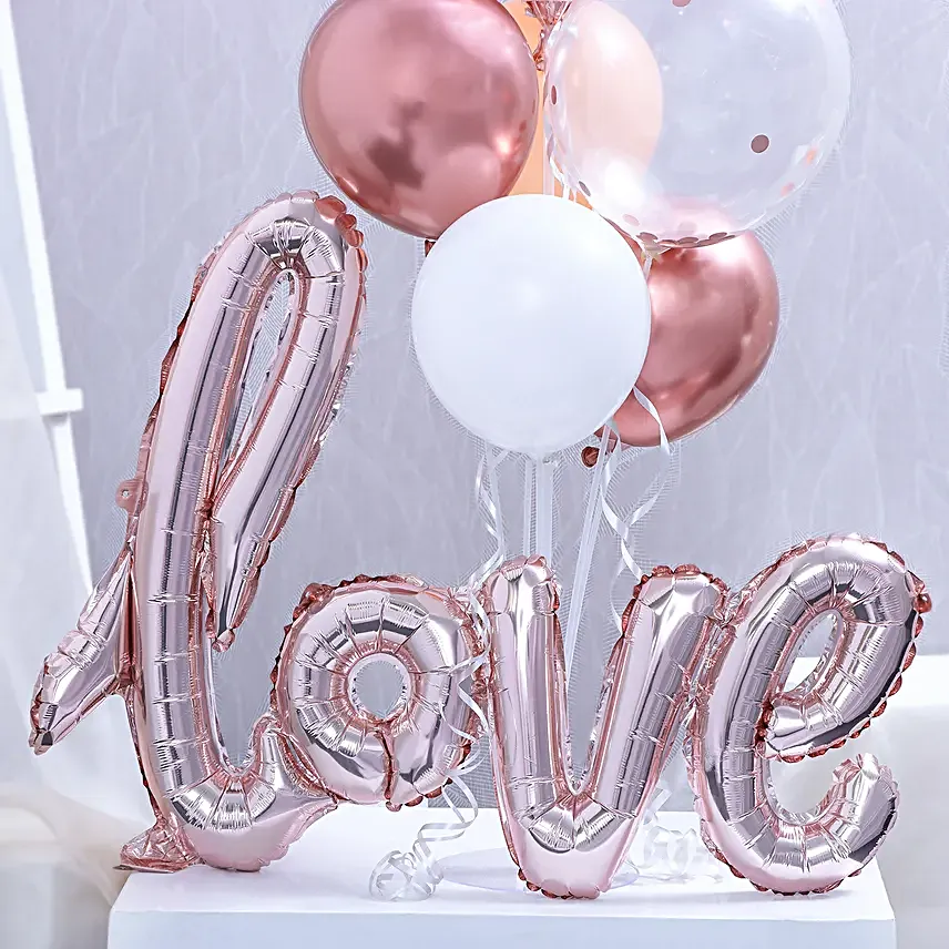 Romantic Radiance Balloon Bouquet