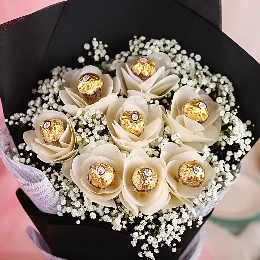 Romantic Rocher Bouquet For Your Valentine