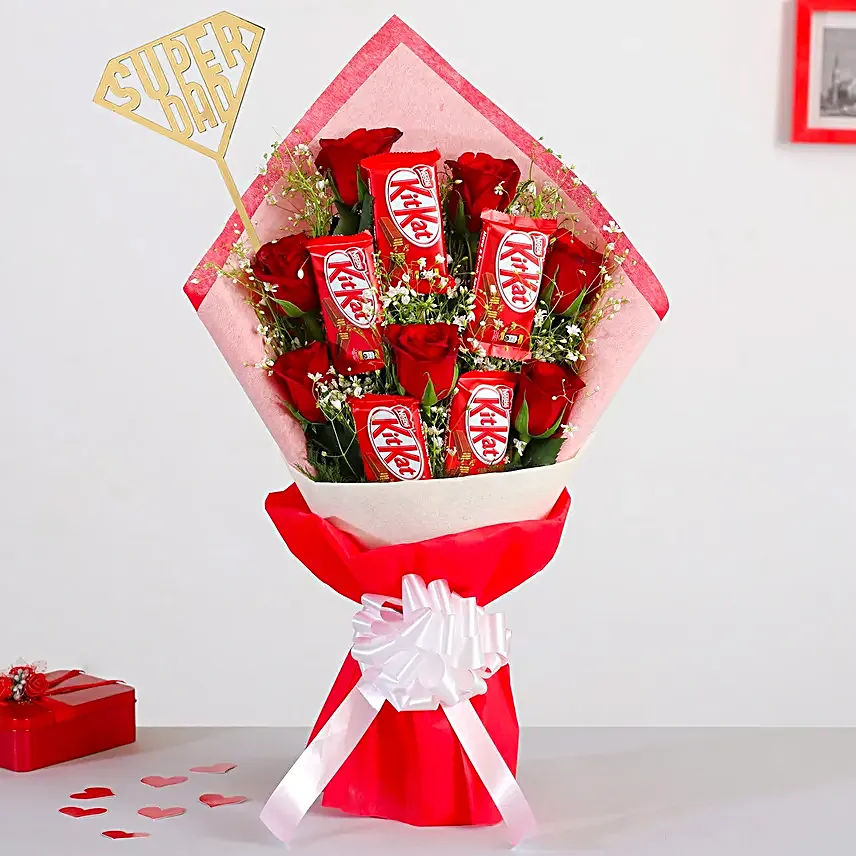 Rose N KitKat Treats for Dad