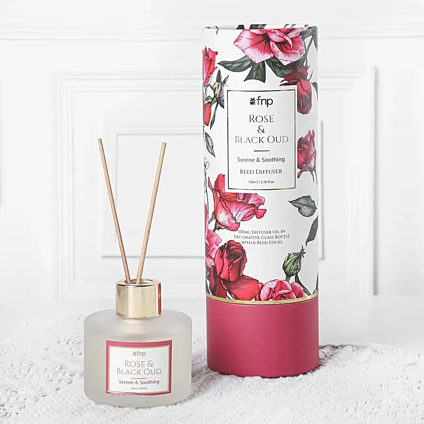 Rose N Oud Mix Candle and Diffuser