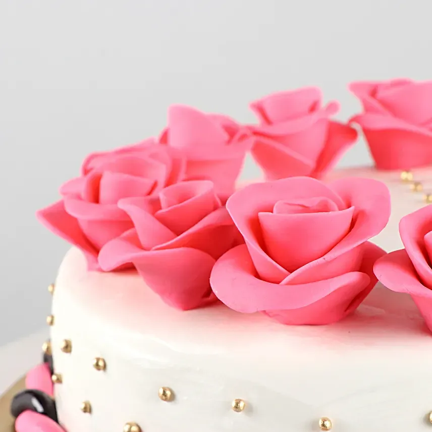 Roses Around Designer Truffle Cake 1 Kg