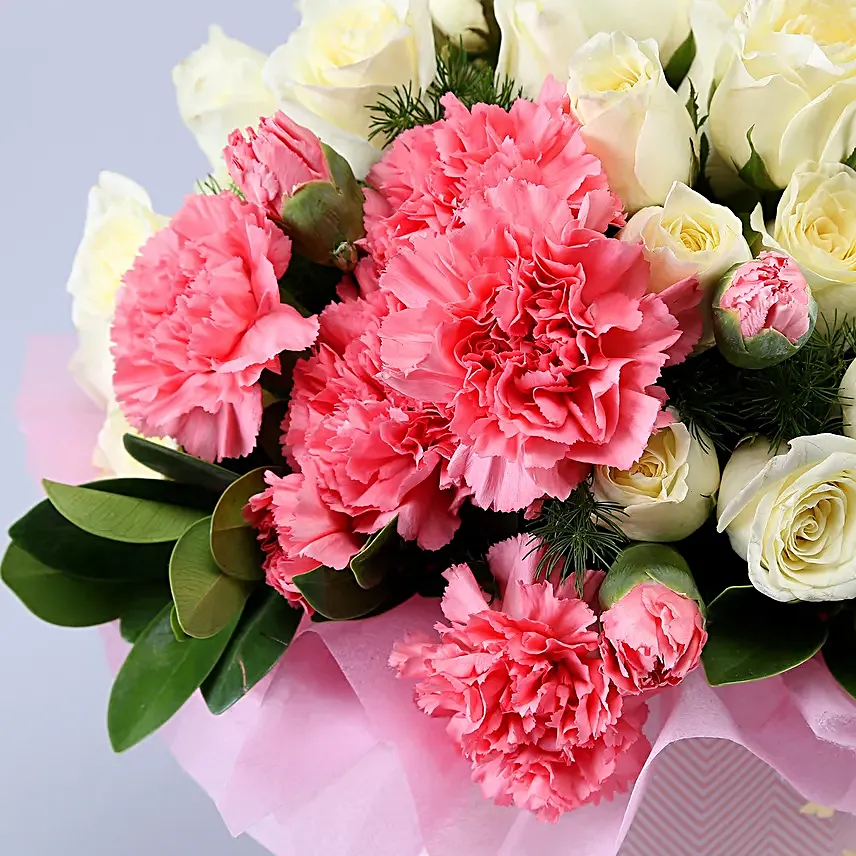 Roses N Carnations Floral Love Box