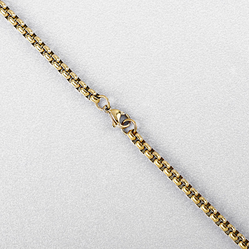 Rosy American Diamond Rakhi N Neckchain Combo