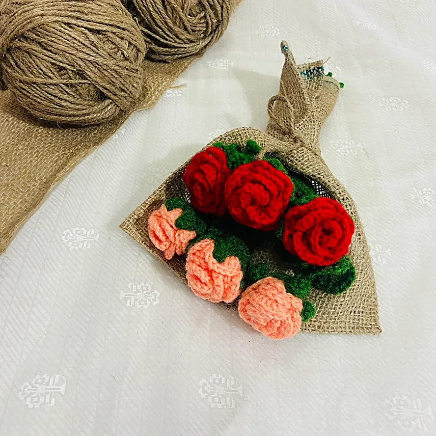 Rosy Crochet Blooms