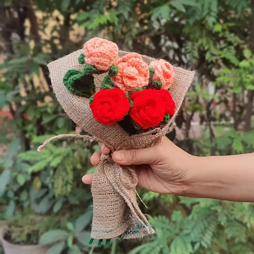 Rosy Crochet Blooms