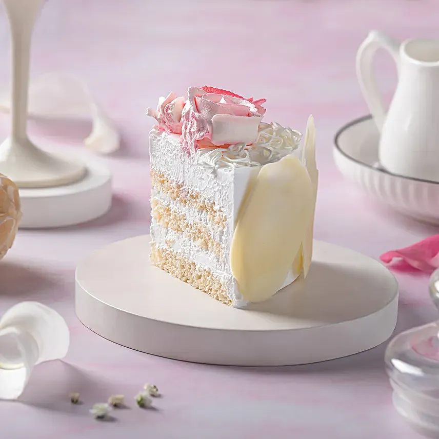 Rose Theme White Forest Cake