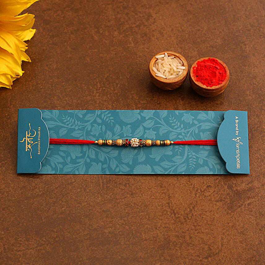 Royal Designer Beads Rakhi