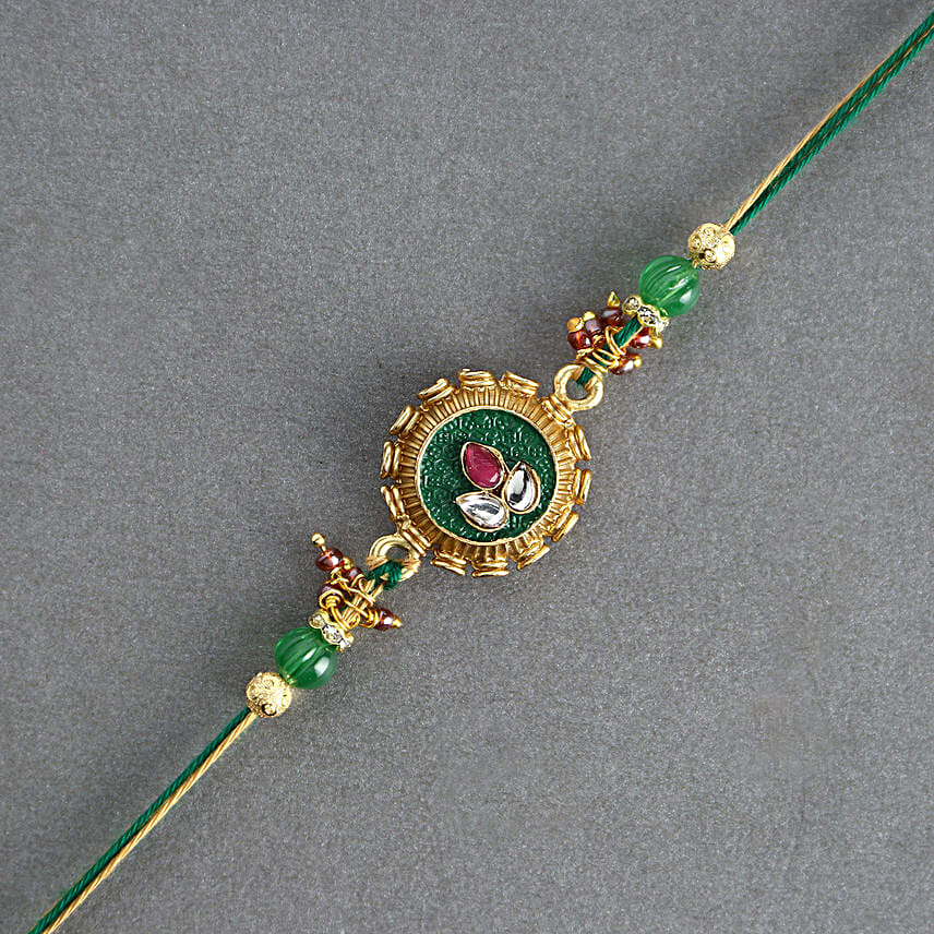 Royal Kundan Rakhi N Self Care Indulgence