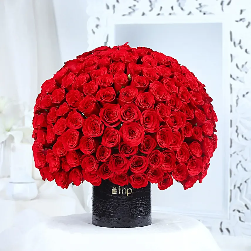 Ruby Romance Rose Bouquet