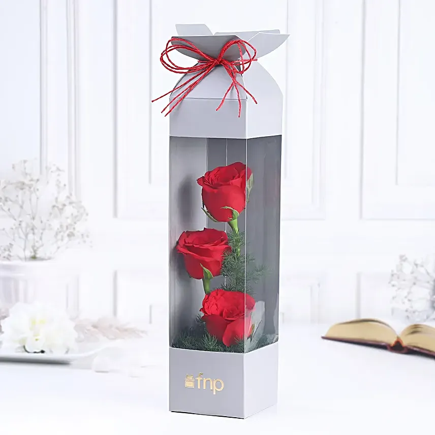 Ruby Rose Melody Bouquet N Truffle Cake Combo