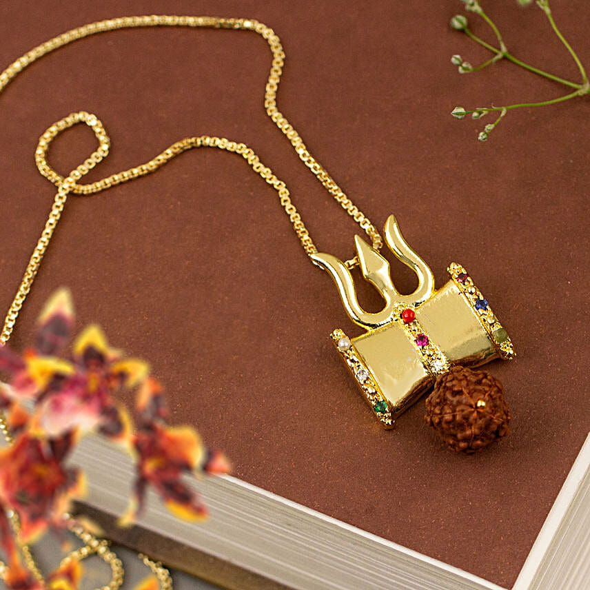 Rudraksha Studded Pendant