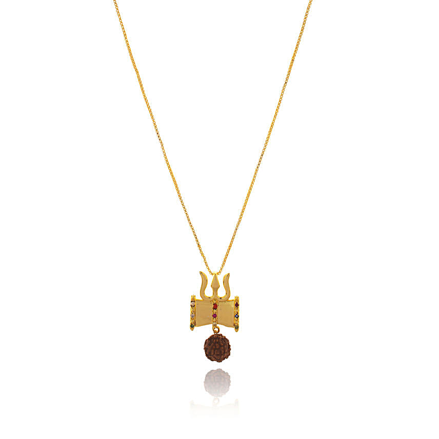 Rudraksha Studded Pendant