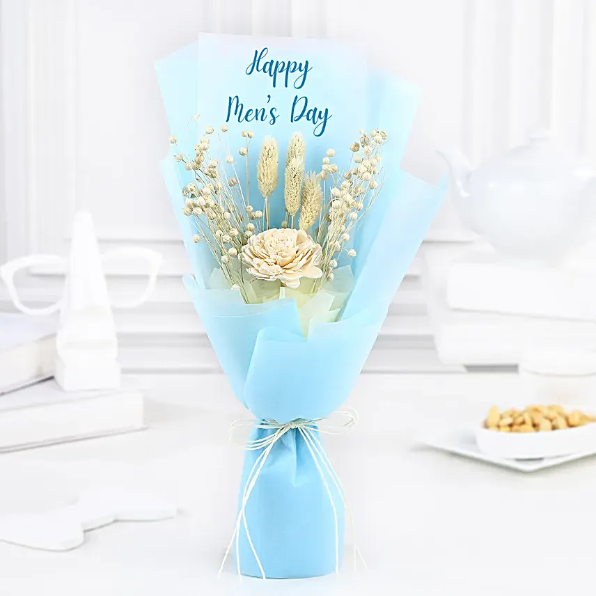 Rustic Charm Men Day Floral Bouquet