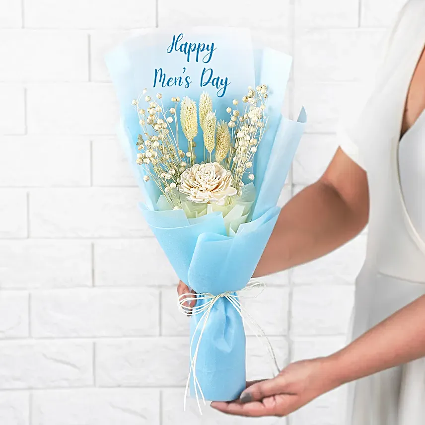 Rustic Charm Men Day Floral Bouquet