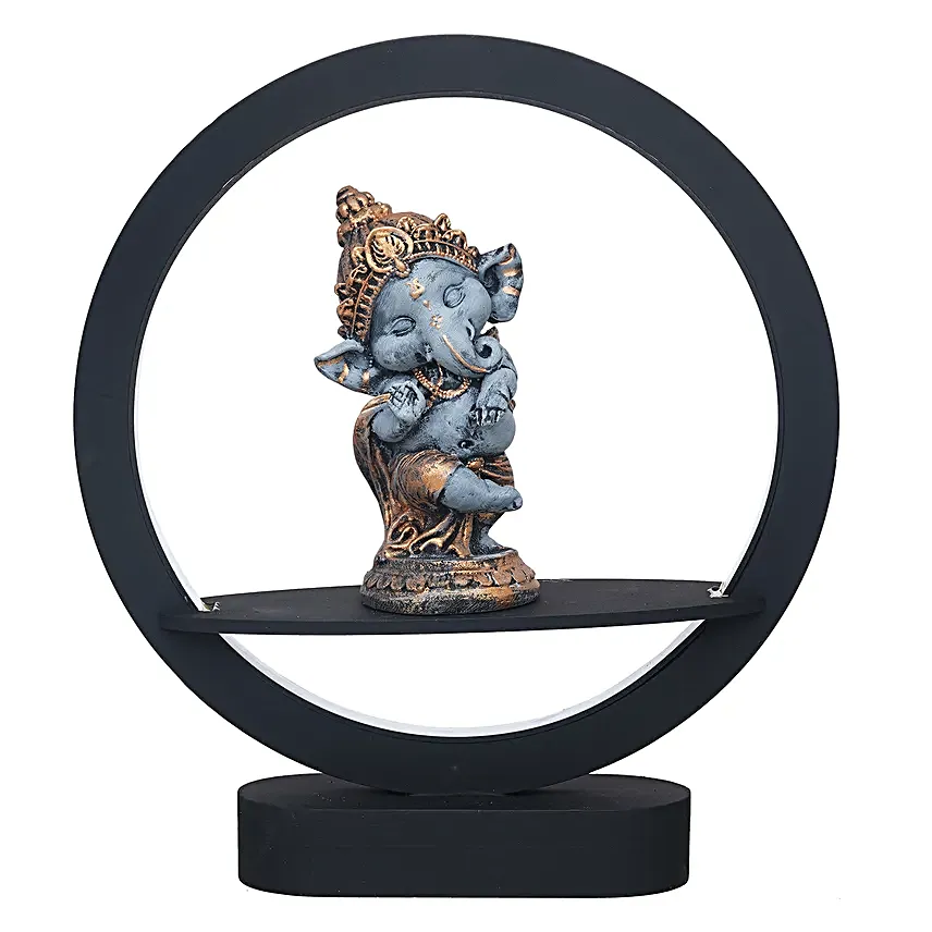 Rustic Look Lord Ganesha Night Lamp