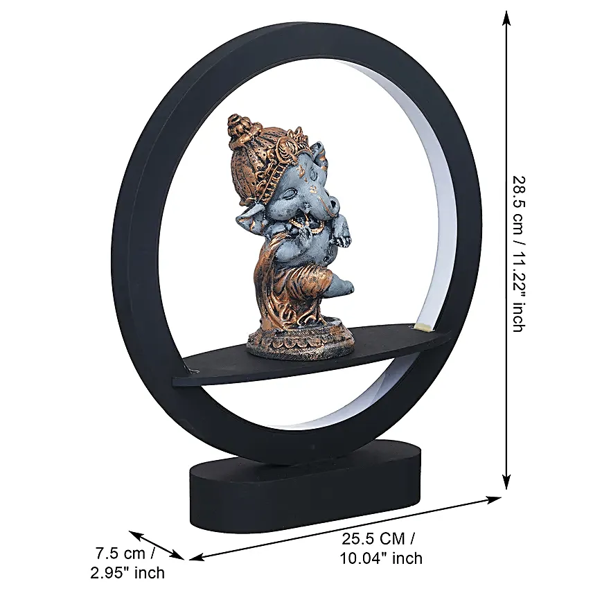 Rustic Look Lord Ganesha Night Lamp