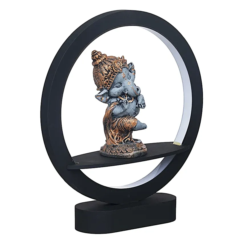 Rustic Look Lord Ganesha Night Lamp