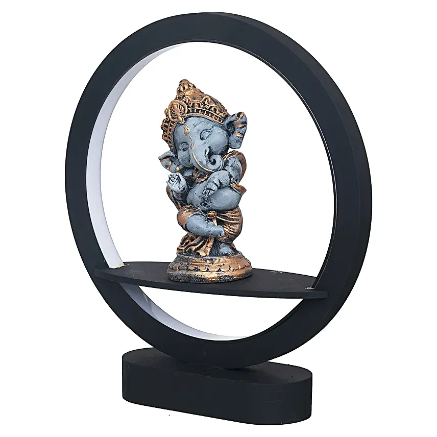 Rustic Look Lord Ganesha Night Lamp