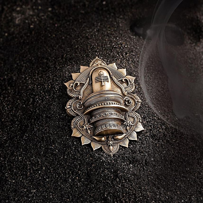 Sacred Shivlinga Brooch