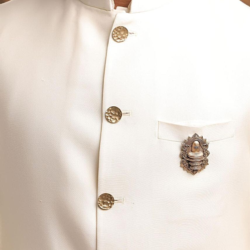 Sacred Shivlinga Brooch