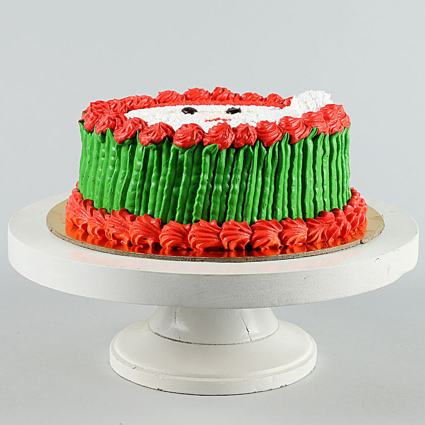santa design cake for christmas