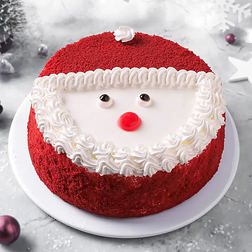 Santa Sweet Surprise Red Velvet Cake Half Kg