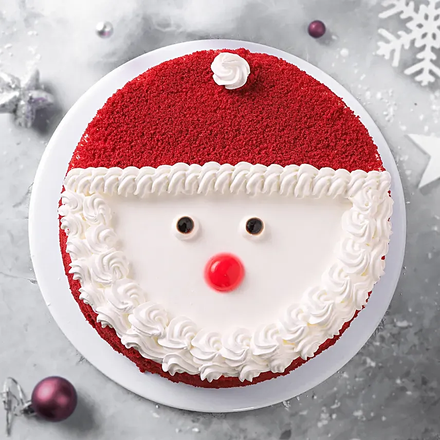Santa Sweet Surprise Red Velvet Cake Half Kg